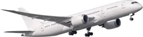 Airplane in flight representing global travel by the best travel agency in Delhi
